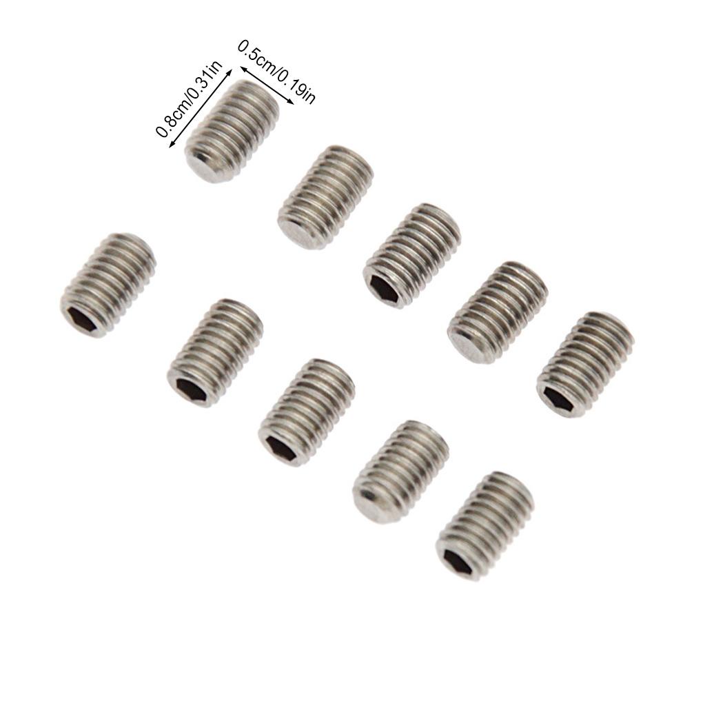Set 10 Bu Lông Đầu Không Đầu Trọng Lượng Nhẹ Dễ Lắp Đặt