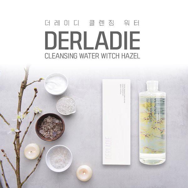 Nước Tẩy Trang Hoa phỉ DERLADIE Cleansing Water Witch Hazel Hàn Quốc (500ml)