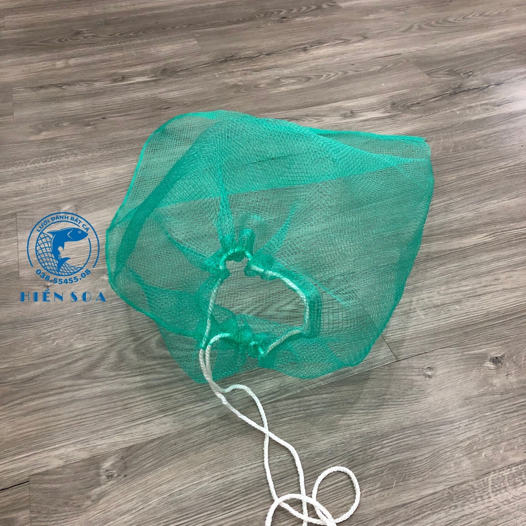 Túi đựng cá rắn ốc chim và hải sản đi câu mang về có lỗ thoát nước bằng lưới săm cước Thái Lan Siêu bền