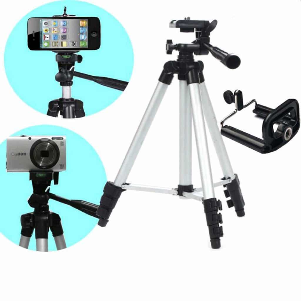 Giá đỡ chụp ảnh điện thoại Tripod 3 chân chụp hình livestream TP03