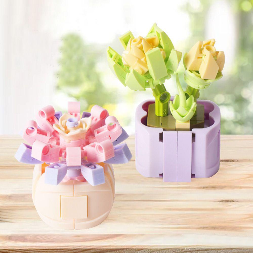 Mô Hình Lắp Ráp Cây Hoa 3D Sáng Tạo Trang Trí