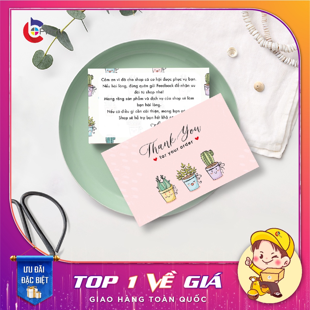 Card Cảm ƠnCảm Ơn, Card Cảm Ơn Khách Hàng - Size 9x5,4cm - Siêu Dễ Thương 😍 GIÁ RẺ VÔ ĐỊCH 😍 Cho Sốp ...