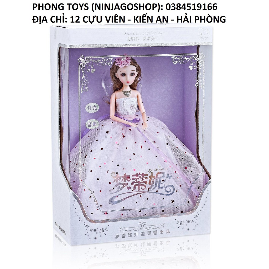 Hộp đồ chơi Búp Bê Barbie 12 khớp - Hàng Quốc Tế cực đẹp giá rẻ