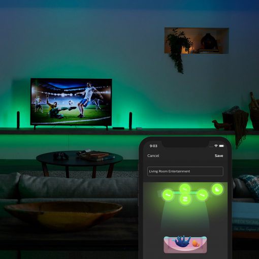 Philips Hue Sync Box – Thiết bị đồng bộ ánh sáng đèn thông minh với TV - 4 cổng HDMI