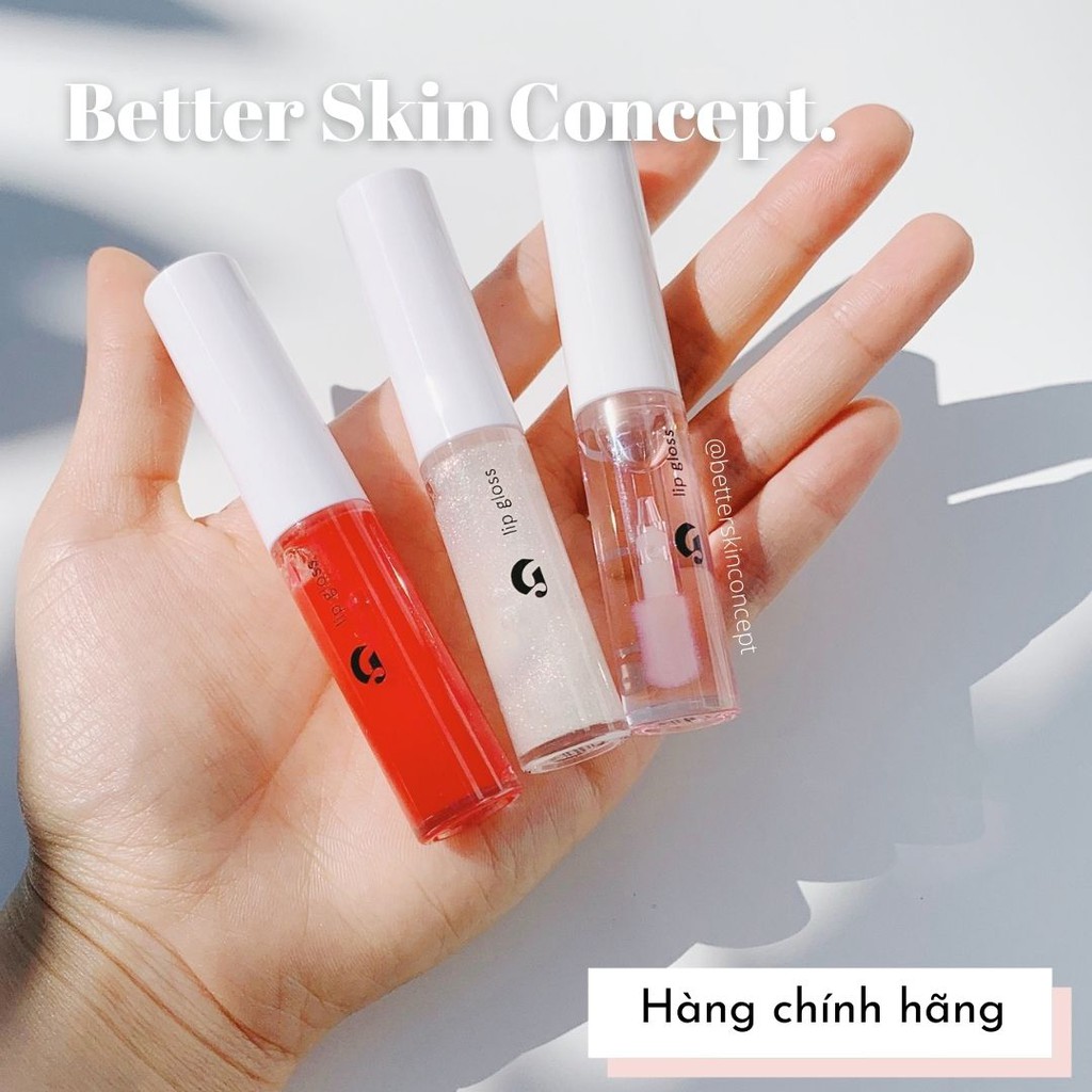 Glossier Lip Gloss - Son bóng Glossier - Có sẵn 3 màu Clear, Red và Holographic