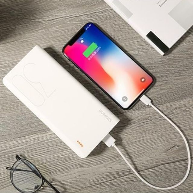 [Mã 153ELSALE2 giảm 7% đơn 300K] Sạc Dự Phòng Chính hãng Romoss Sense 8 30000mah 3 Cổng Sạc Vào - BH1 Năm