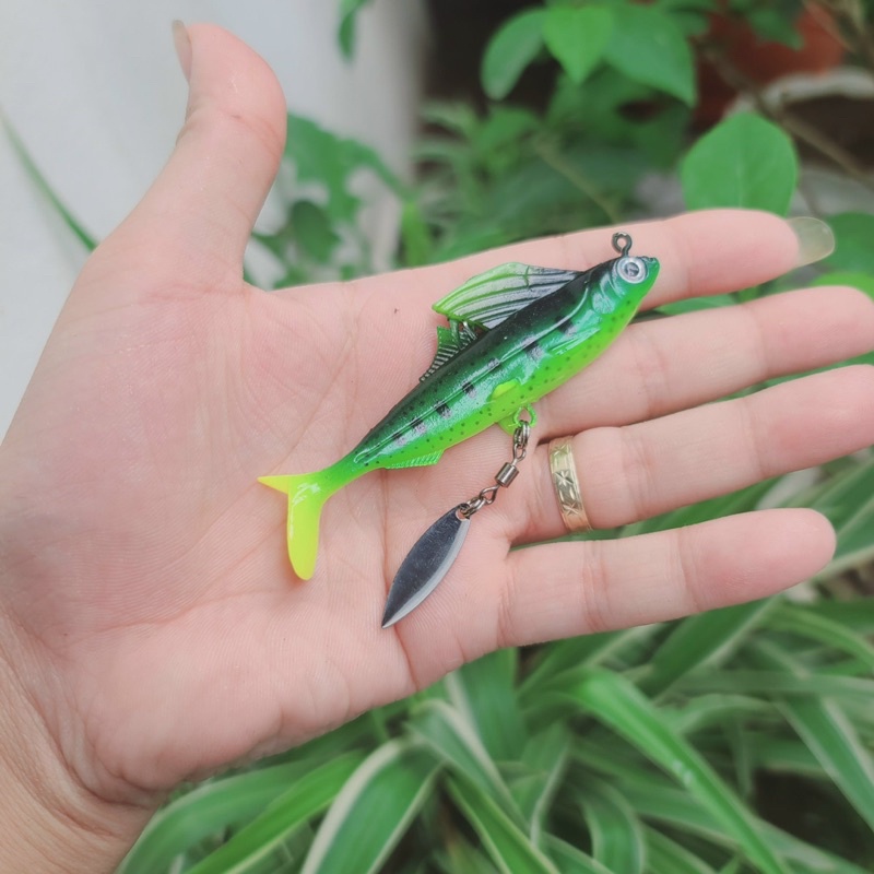 Cá Bống mềm chuyên măng,chẽm,Nhồng,Lóc... có gắn lưỡi 8,5cm_12g