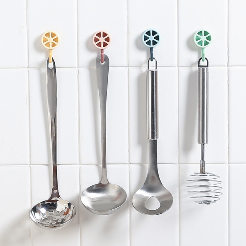 Set 5 Móc Treo Đồ Gắn Tường Chống Nước Sắp Xếp Gọn Gàng Cho Nhà Bếp Nhà Tắm