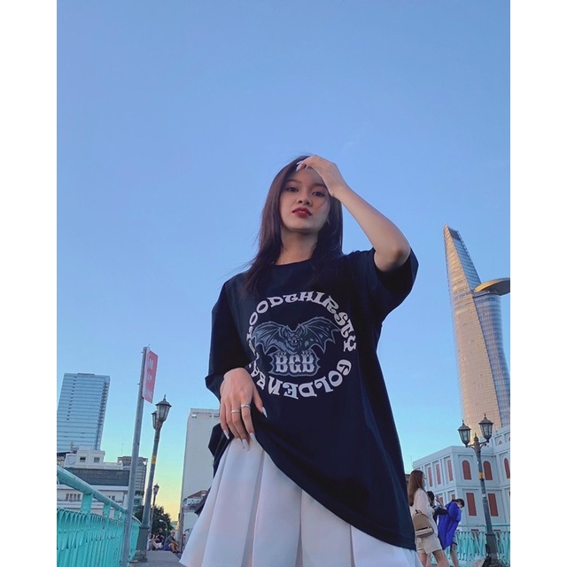 Áo thun thiết kế "silver bat"