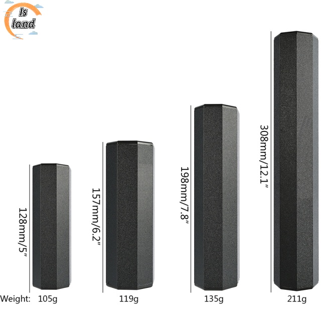 [IS] Nhạc Cụ Ống Lục Giác Bằng Nhôm Lắc Lư Nhạc Cụ