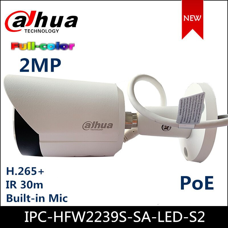 Camera IP 2 MP, có màu ban đêm DAHUA Full Color HFW2239SP-SA-LED-S2 (chính hãng)