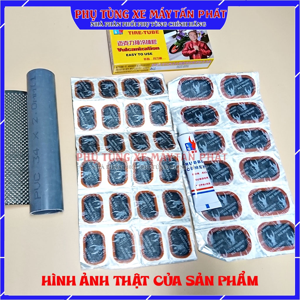 Bộ Vá Xe Máy Xe Đạp 5 Món Mini Đa Năng Dùng Vá Xe Khi Bị Lủng Lốp