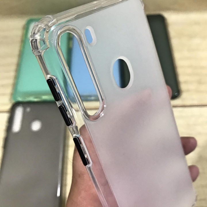 Ốp lưng Samsung A21 dẻo nhám Chống sốc Kiêm Bảo vệ Camera