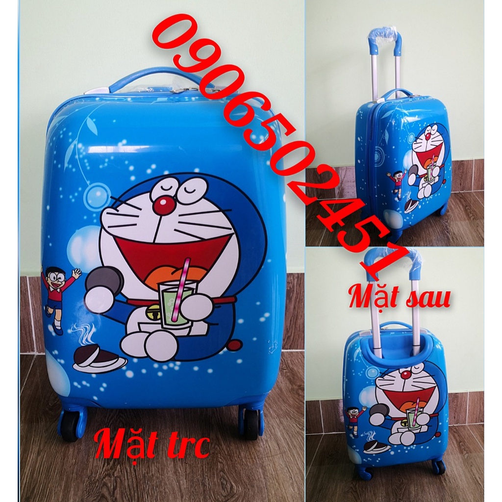 Vali, balo kéo 3D hoạt hình nỗi và họa tiết dễ thương 18 inch - Vali du lịch hành lý xách tay cho bé trai và bé gái