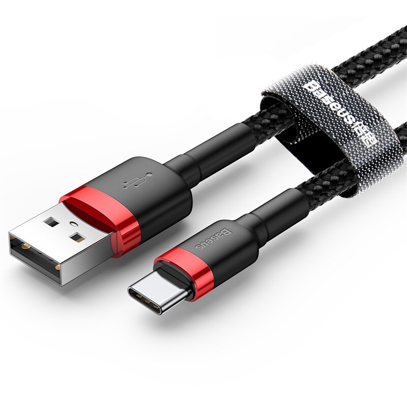 [Baseus] Android Type-C USB Data Cable Fast Charge High-speed Nylon huawei cable