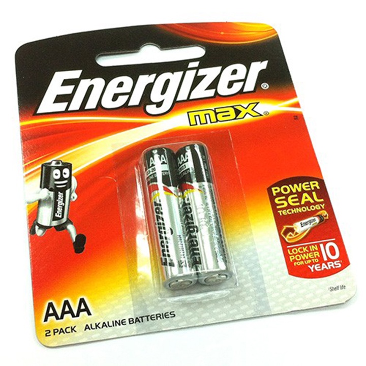Pin AA / AAA Energizer Alkaline Chính Hãng - vỉ 2 viên.