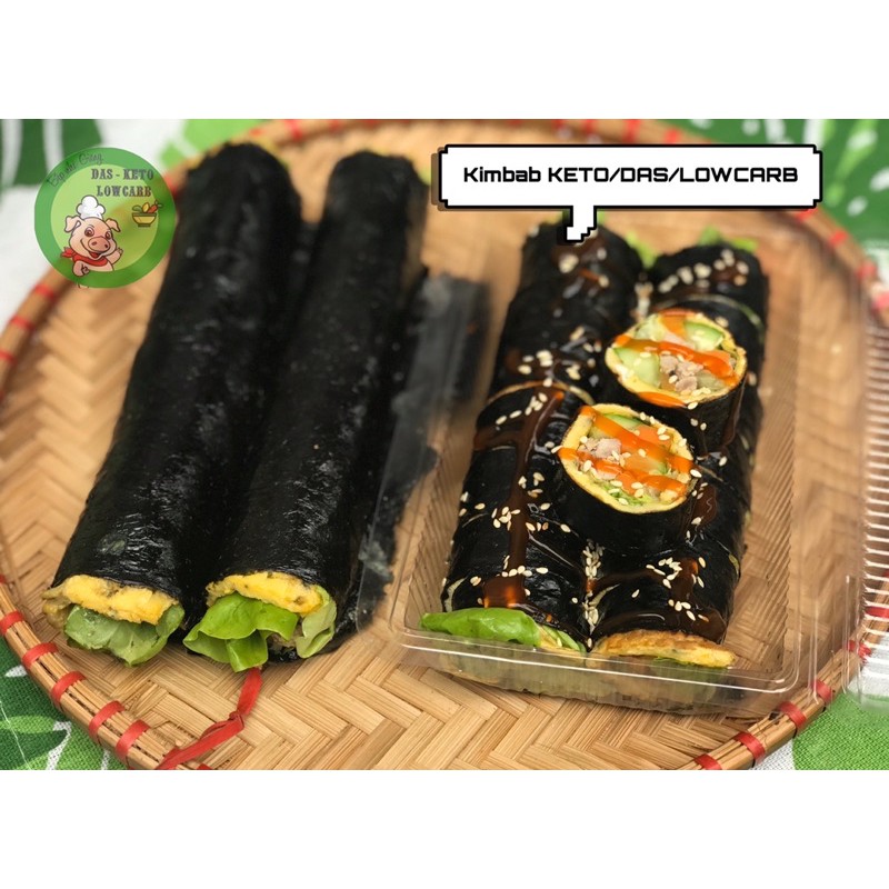 <SHIP NỘI THÀNH> Kimbab chuẩn Keto/DAS/Lowcarb