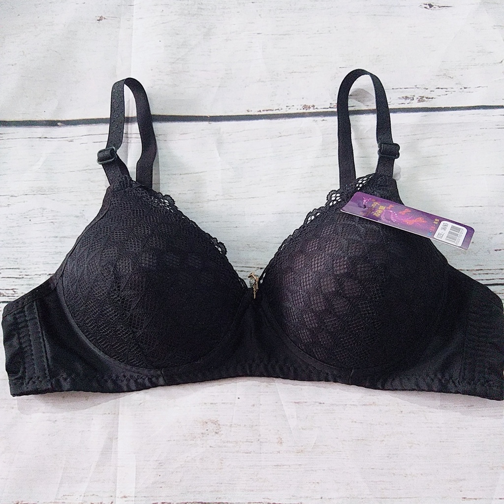 Áo lót viền ren đệm mỏng không gọng thông hơi co dãn nội y mềm mại thoáng mát KIMCHIBIKINI AL037