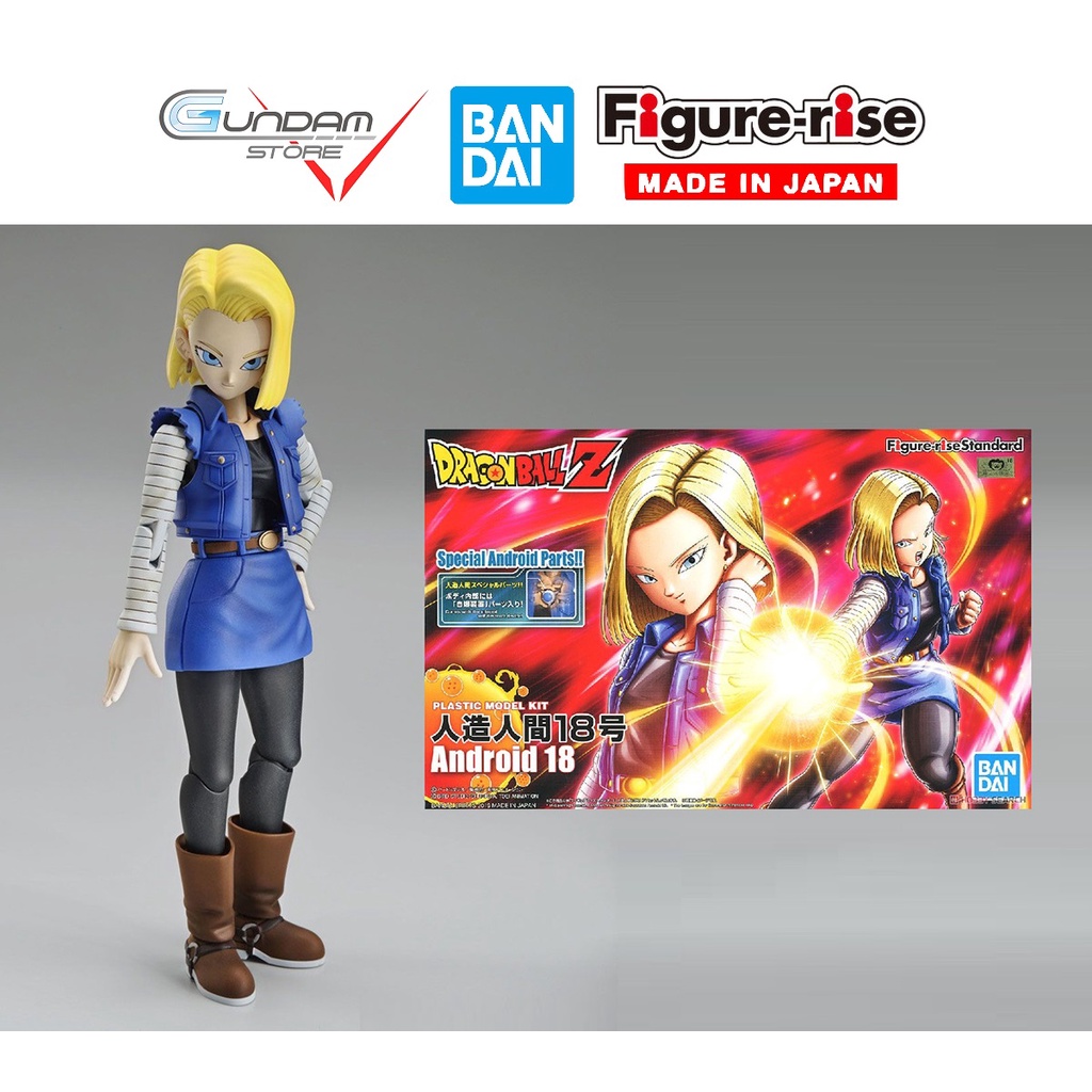 Mô Hình Lắp Ráp ANDROID 18 Dragon Ball Figure-Rise Standard Bandai Đồ Chơi Anime