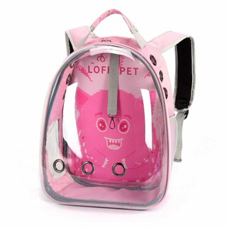 Balo cho chó mèo trong suốt