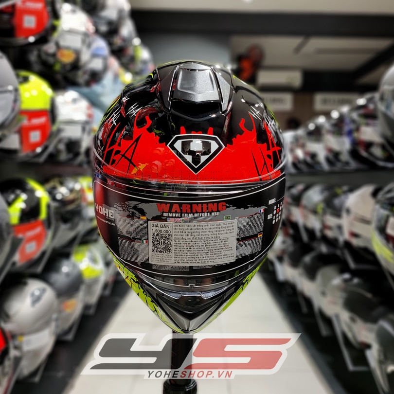 MŨ BẢO HIỂM YOHE 981 JOKER - FULLFACE 2 kính