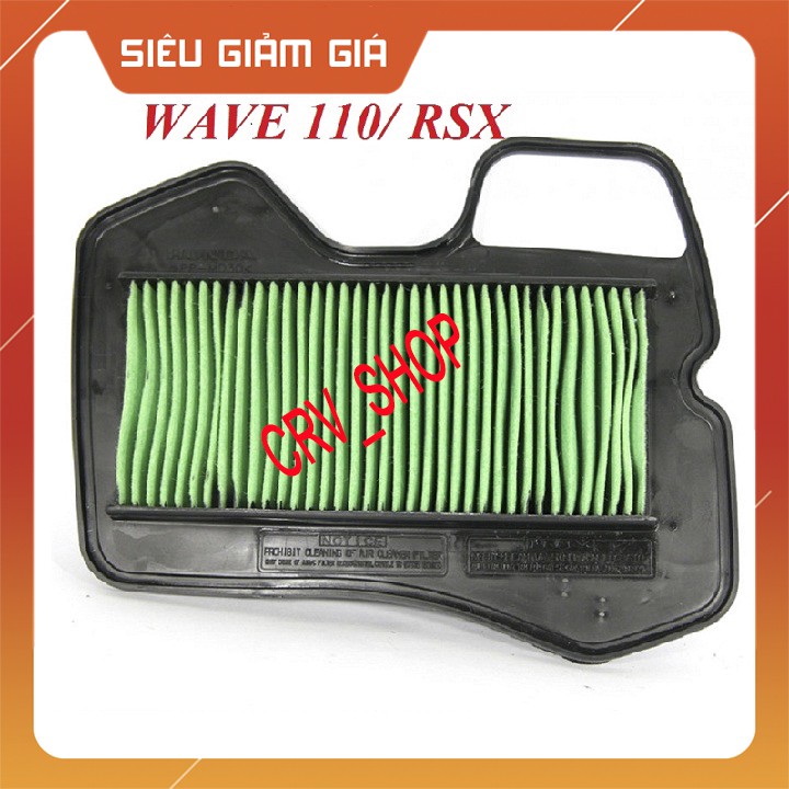Lọc Gió Giá Sỉ ❤️𝑭𝑹𝑬𝑬𝑺𝑯𝑰𝑷❤️ Lọc Gió Wave 110cc Wave RS 110cc Wave RSX 110cc Giúp Cải Thiện Động Cơ Xe Máy