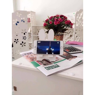 Phụ kiện giá đỡ điện thoại hình thú góc nghiêng 45 độ chống nước siêu dễ thương (thỏ,gấu)