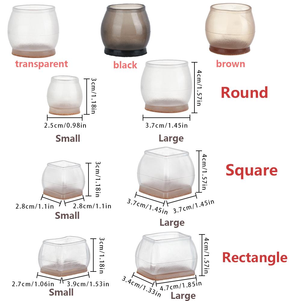 Set 4 Đệm Lót Sàn Chống Trượt Chống Mài Mòn Tiện Dụng