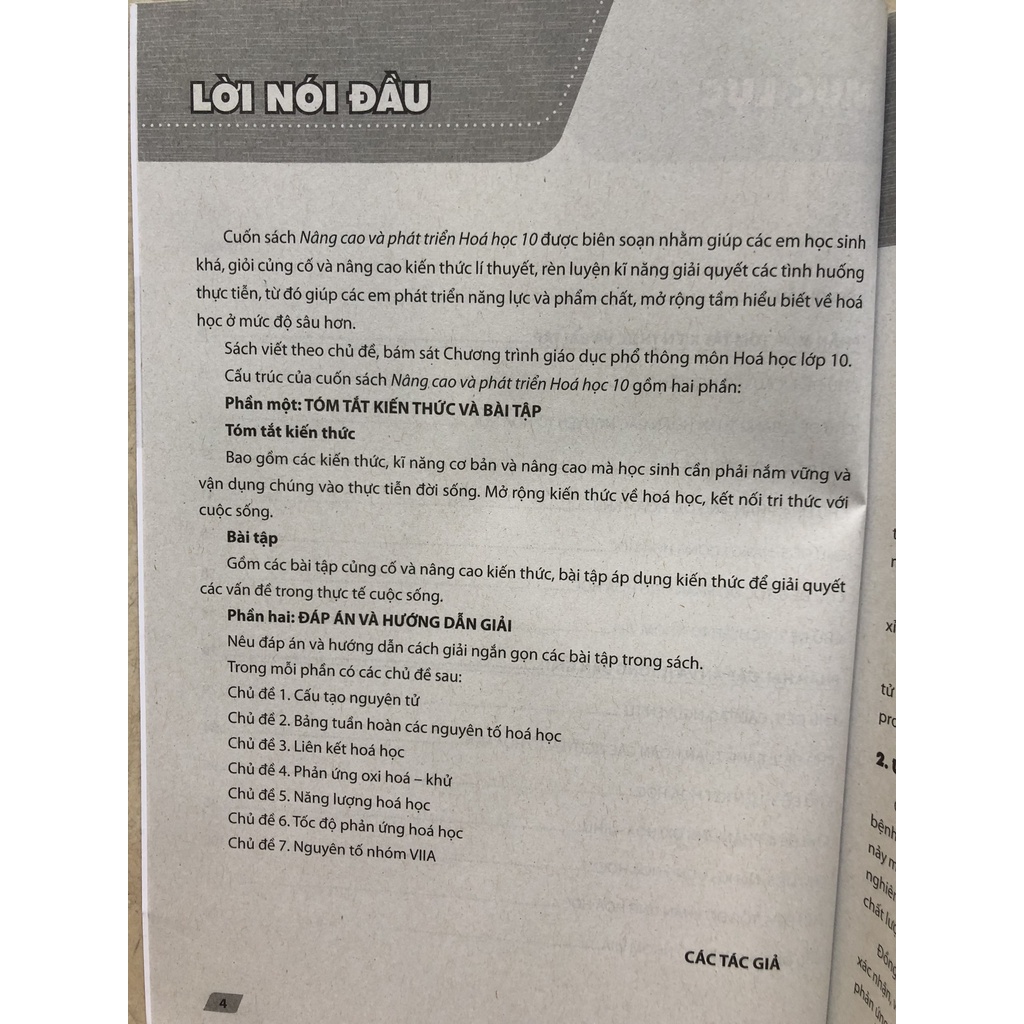 Sách - Nâng cao và phát triển Hóa học 10 - NXB Giáo dục