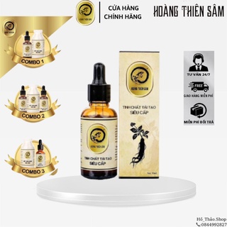 Combo Hoàng Thiên Sâm (Bột rữa mặt thảo dược + Tinh chất Hoàng Thiên Sâm )