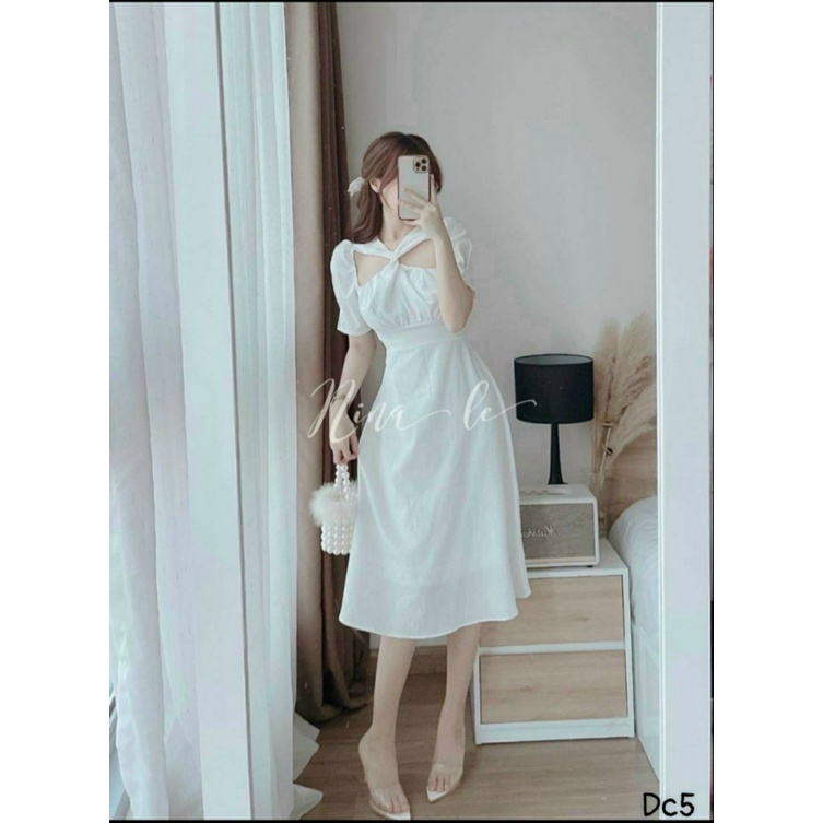 (Free ship) Xả Lỗ Đầm Lụa Nhung Kiểu Dáng Siêu Dễ Thương Đẹp Say Đắm Lòng Người UP VLTN Shop