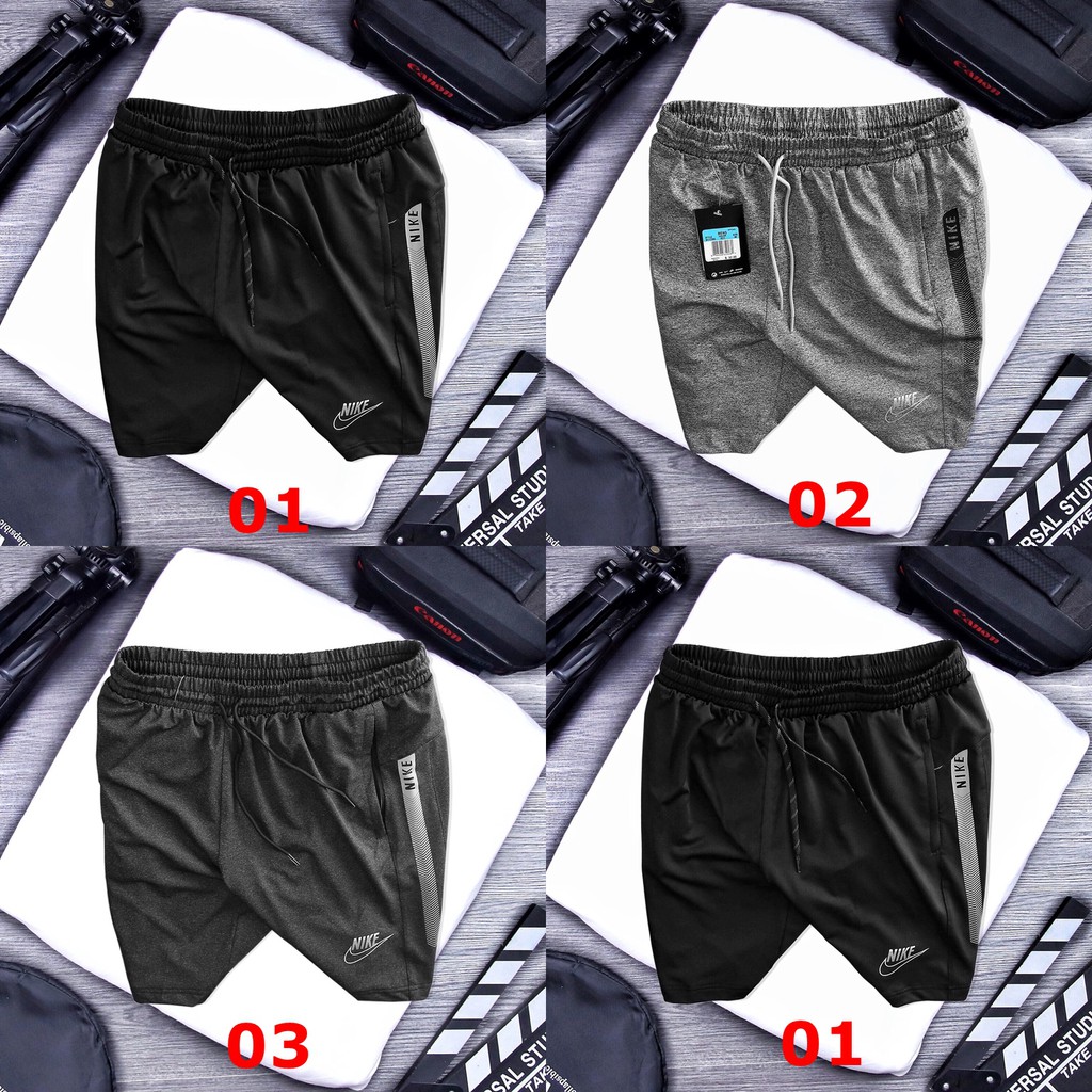 Quần Short Thun Poly Thể Thao Nam Nữ Unisex Chất Co Giãn Không Xù