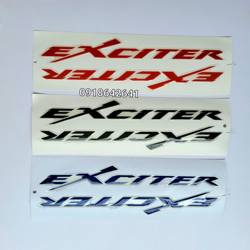 Bộ tem chữ nổi Exciter như zin