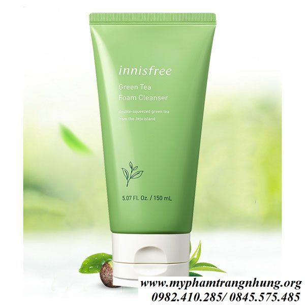 SỮA RỬA MẶT INNISFREE GREEN TEA PURE CLEANSING FOAM