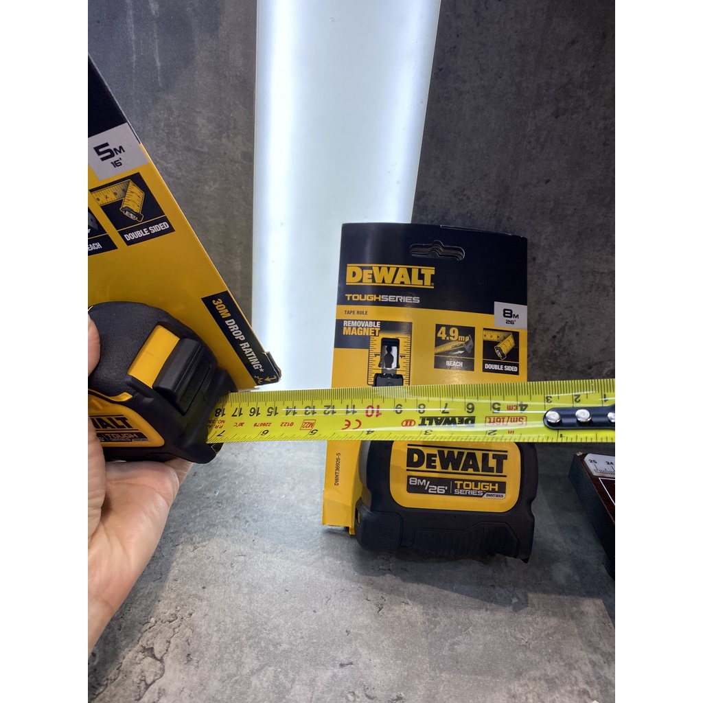 THƯỚC CUỘN THÉP 2 MẶT 5M DEWALT DWHT36915