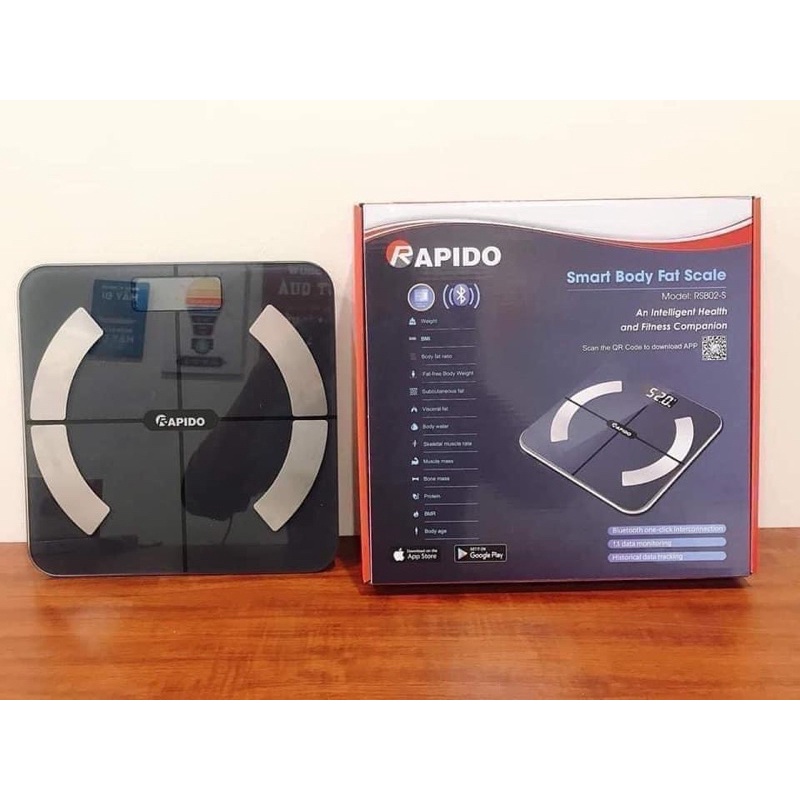 CÂN RAPIDO RSB02-S BLUETOOTH-Bảo hành 12 tháng