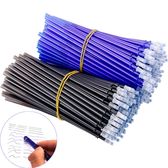 Set 10 Ruột Bút Bi 0.5mm Có Thể Xóa Được Màu Xanh Dương / Đen / Đỏ