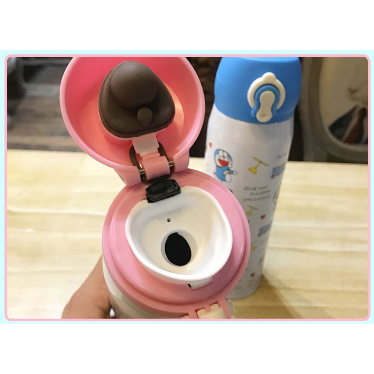 SG - Bình giữ nhiệt hello kitty doremon 500ml dễ thương