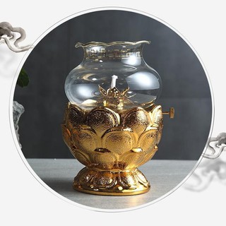 ĐÈN DẦU THỜ ĐÀI SEN