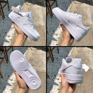 Giày Thể Thao Nam Nữ Trắng Full Basic Kong Sneaker.