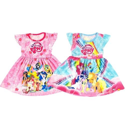 Áo Thun In Hoạt Hình My Little Pony Đáng Yêu Dành Cho Trẻ 6 Tháng - 4 Tuổi