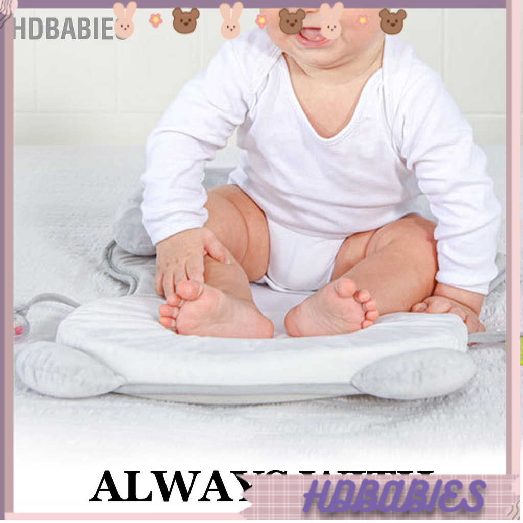 HDbabies Gối đỡ đầu cho trẻ sơ sinh cổ chống cuộn với dây buộc em