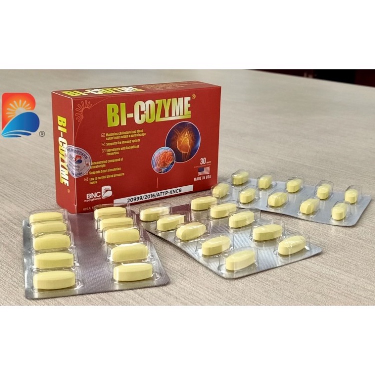 Viên uống Bi-Cozyme giảm nguy cơ tắc mạch máu, nhồi máu cơ tim