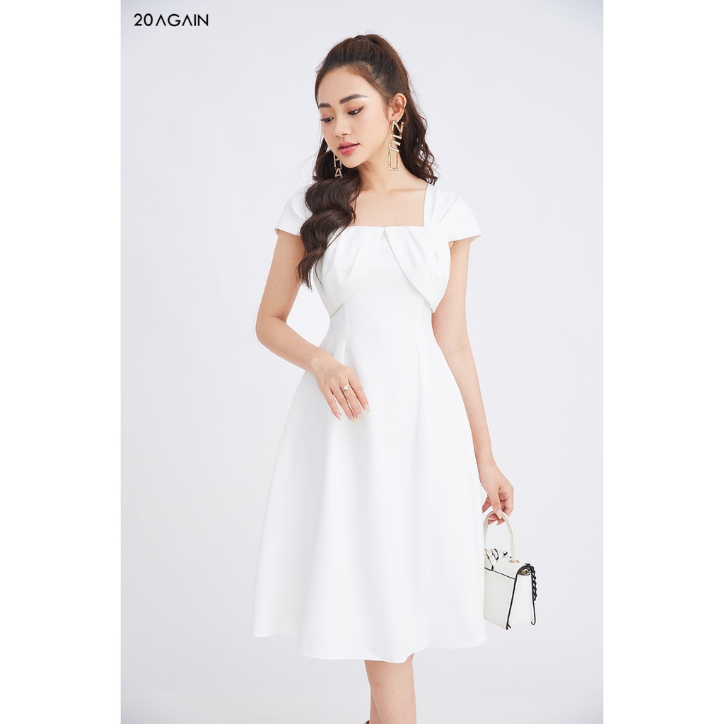 Đầm xòe xếp ly ngực 20AGAIN DEA1490 | BigBuy360 - bigbuy360.vn