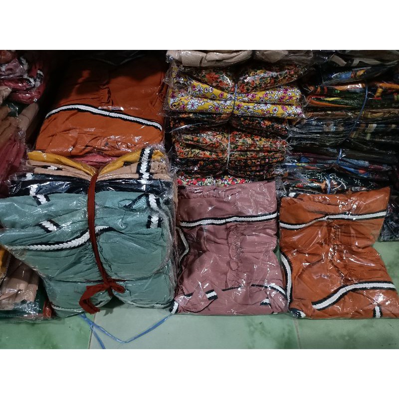 Set bộ tay dài cổ vuông phối viền trắng nút quần ống suông nhỏ bigsize 40-72kg | BigBuy360 - bigbuy360.vn