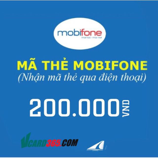 Thẻ mobifone 200.000 vnd