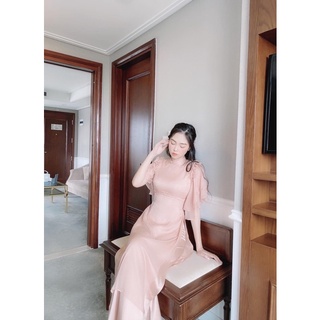 Váy voan tơ lụa cho nữ.
