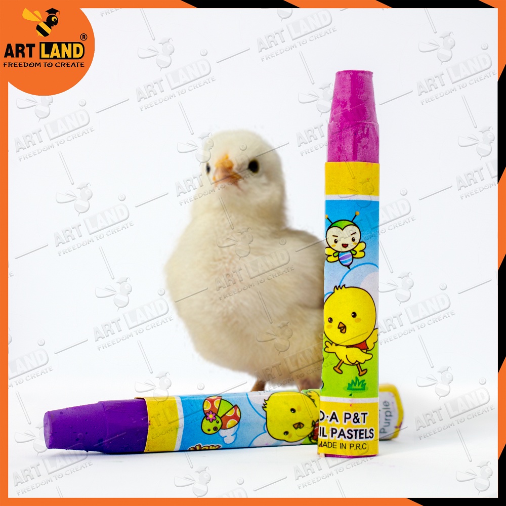 Bộ Sáp dầu Con gà 48 màu - sang xịn mịn Oil Pastel Yellow Chick D.A P&amp;T - KOREA