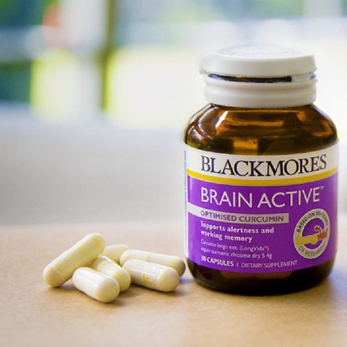Viên Uống Bổ Não Giảm Stress, Tăng Cường Trí Nhớ Blackmores Brain Active (30 Viên)