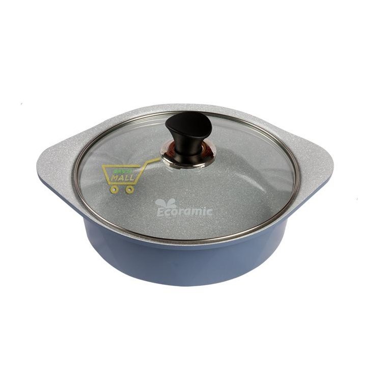 Nồi Ecoramic đáy rộng phủ 5 lớp chống dính ceramic siêu bền size 22cm